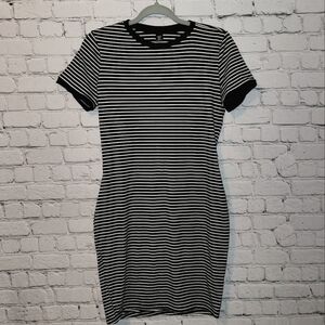 2/$15 Shein Size 0XL Striped Mini Dress